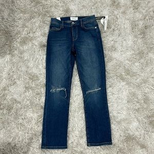 Current/Elliot High Waste Straight Leg Jeans size 26 NWT